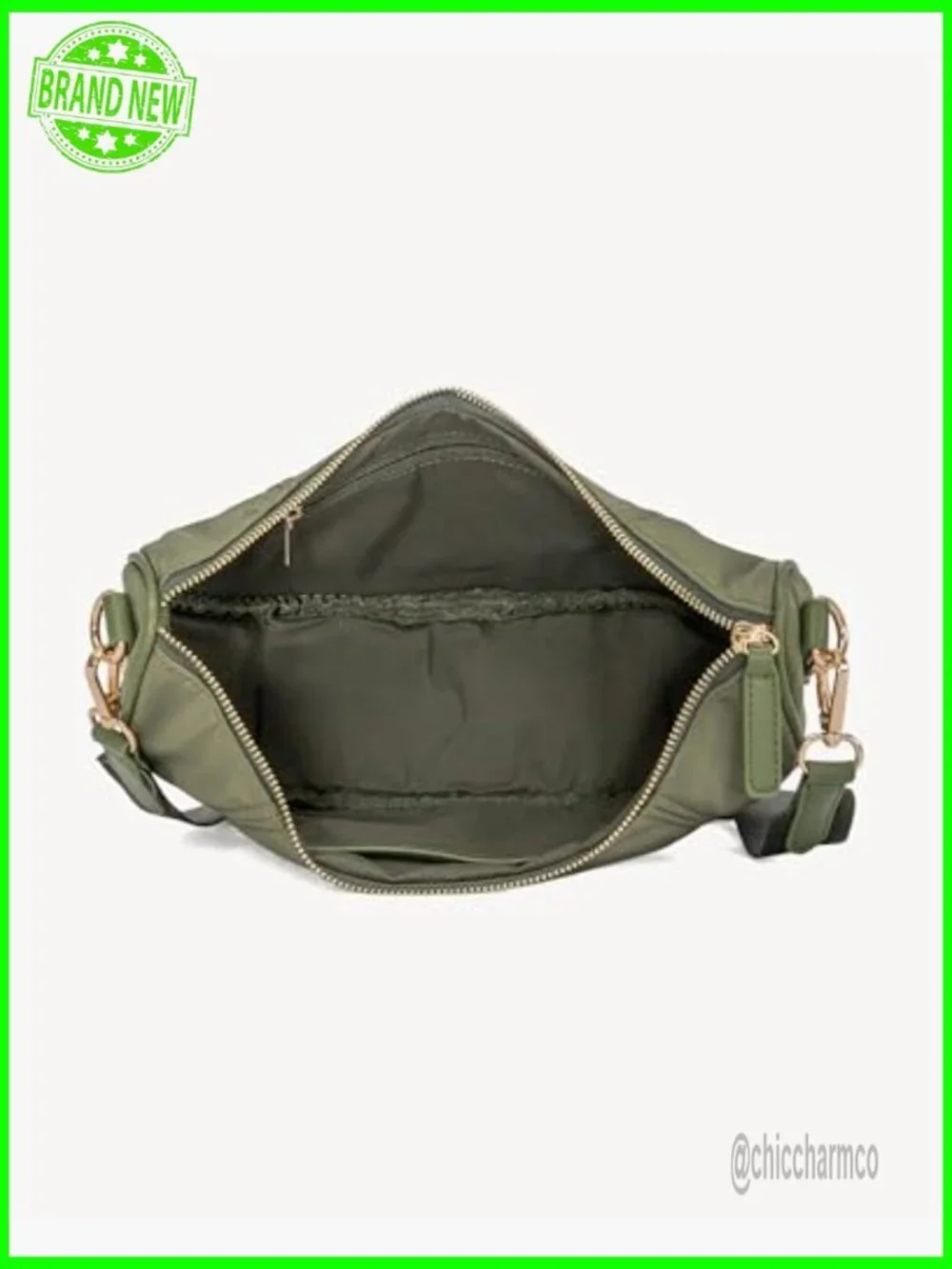 Soft PU Leather Hobo Bag, Foldable Tote with Zipper Closure, Adjustable Strap